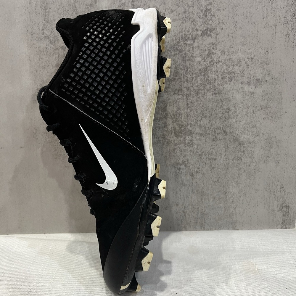Nike Vapor Strike Football Cleats Black White Men's Size 11 Low Cut - Picture 9 of 12